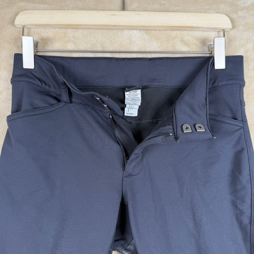 FITS Riding Ltd Womens Med Black Full Seat Equestrian Breeches Stretch Flexible - Picture 3 of 9
